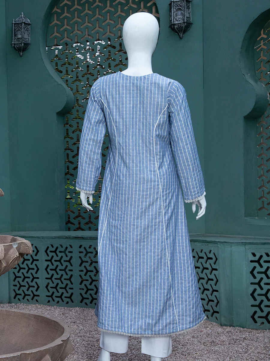 Blue Dobby Shirt - Image 2