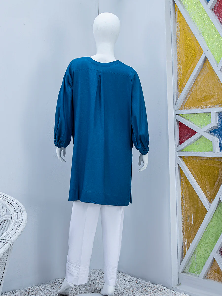 Blue Tunic Shirt - Image 2