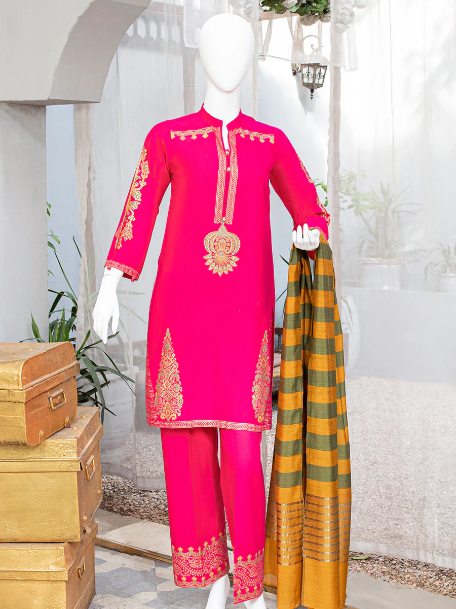 Pink 3 Piece Suit