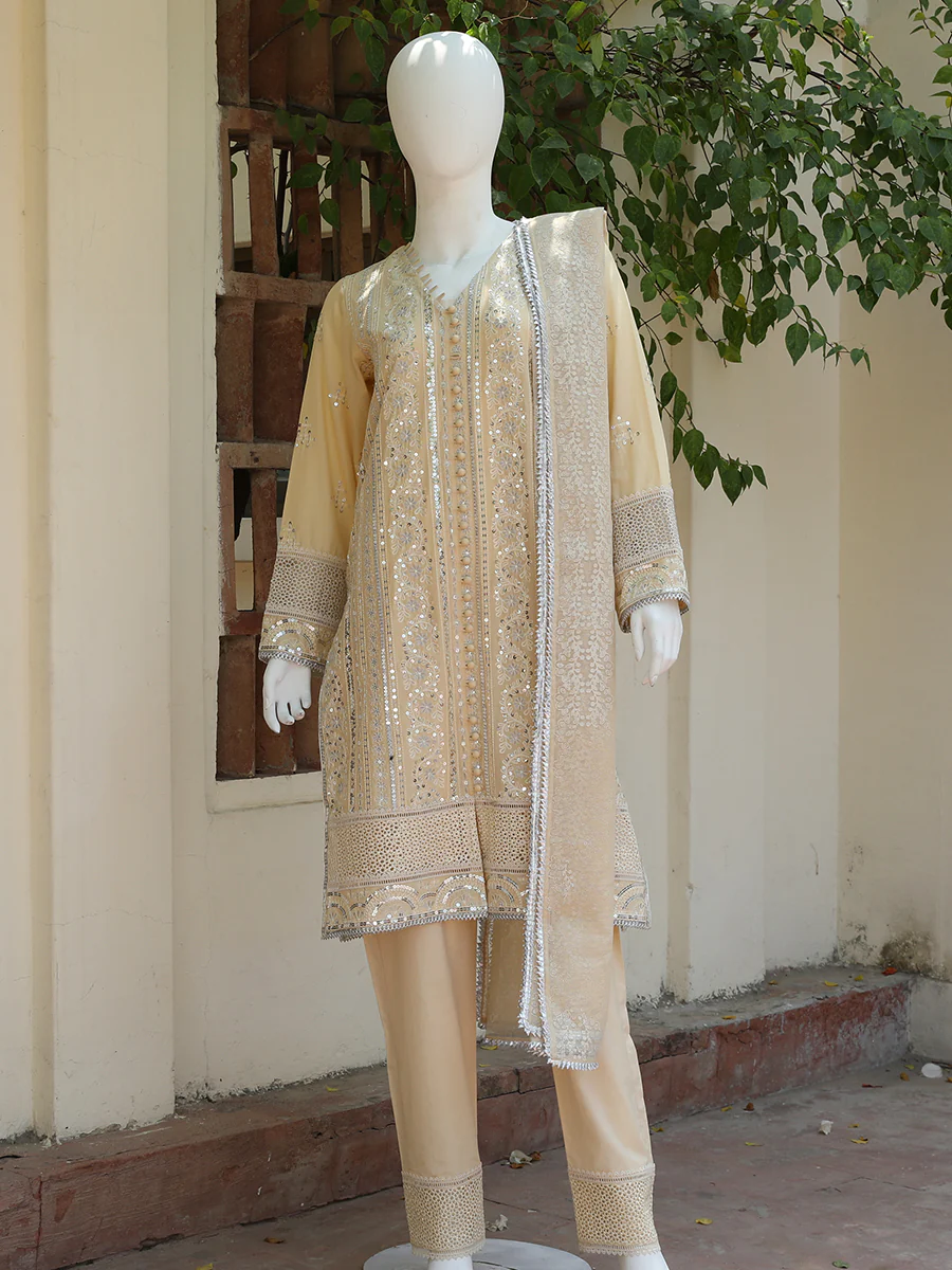 3 Piece Fawn Suit