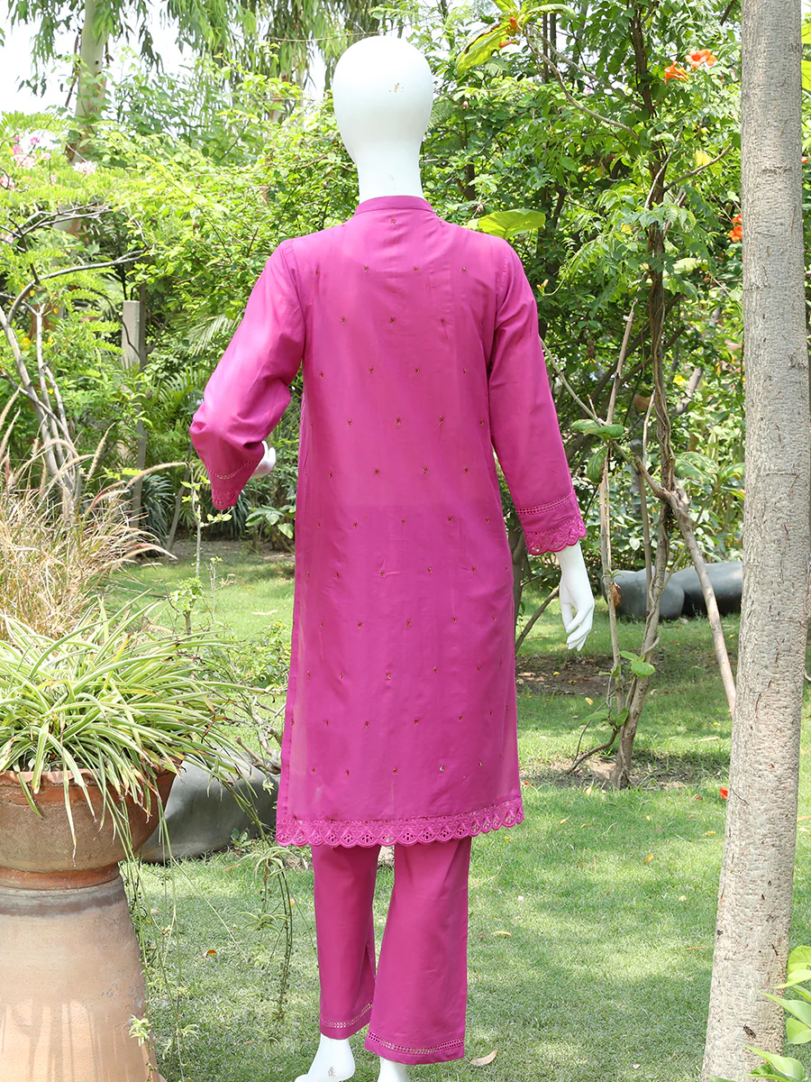 Embroidered 2 Piece Suit - Image 2