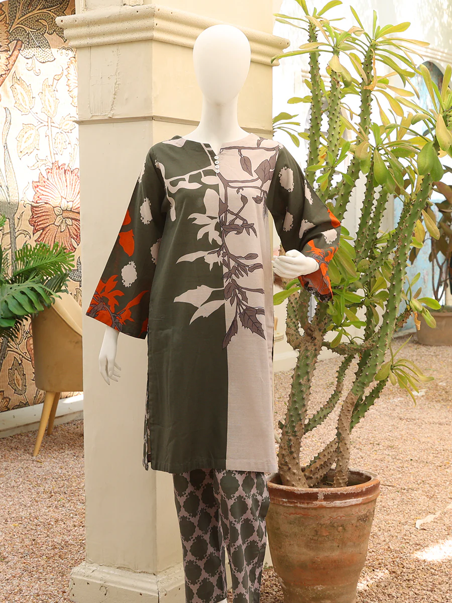 2 Piece Khaddar Suit