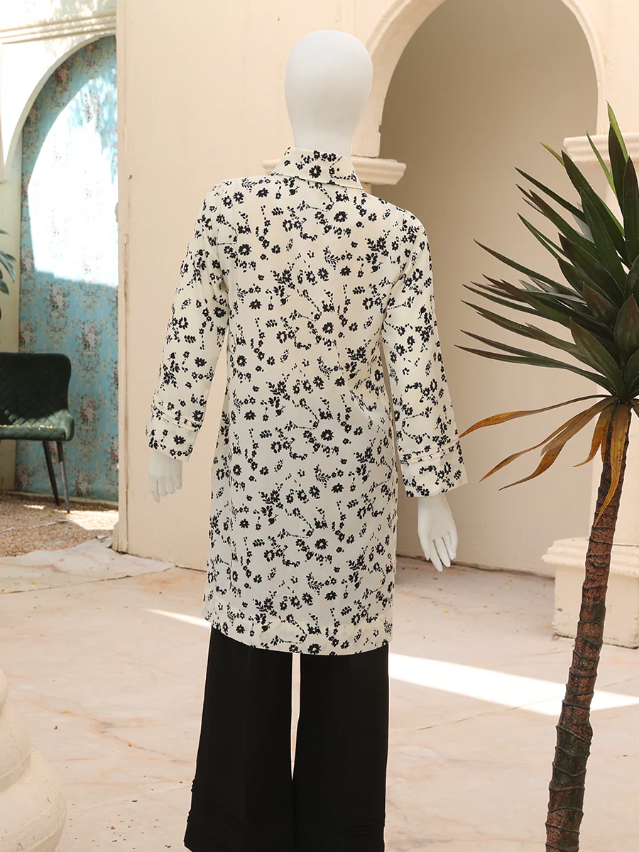 Printed 2 Piece Georget Suit - Image 2