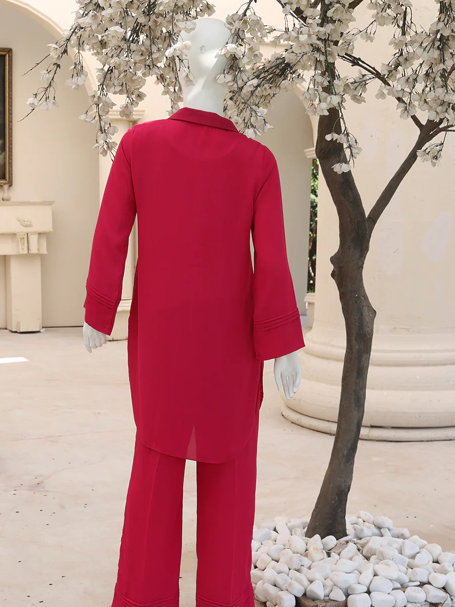 Maroon 2 Piece Suit - Image 2