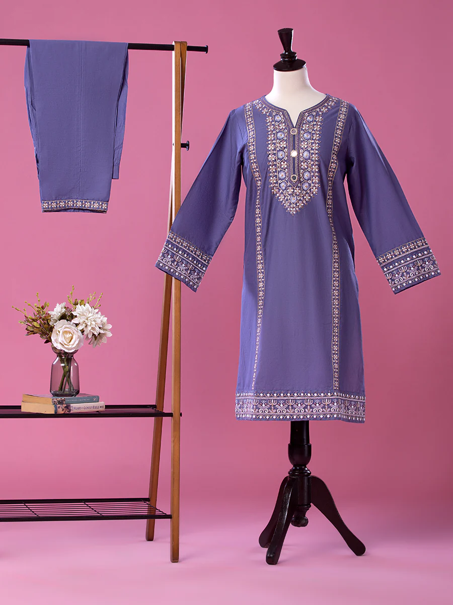 2 Piece Purple Suit