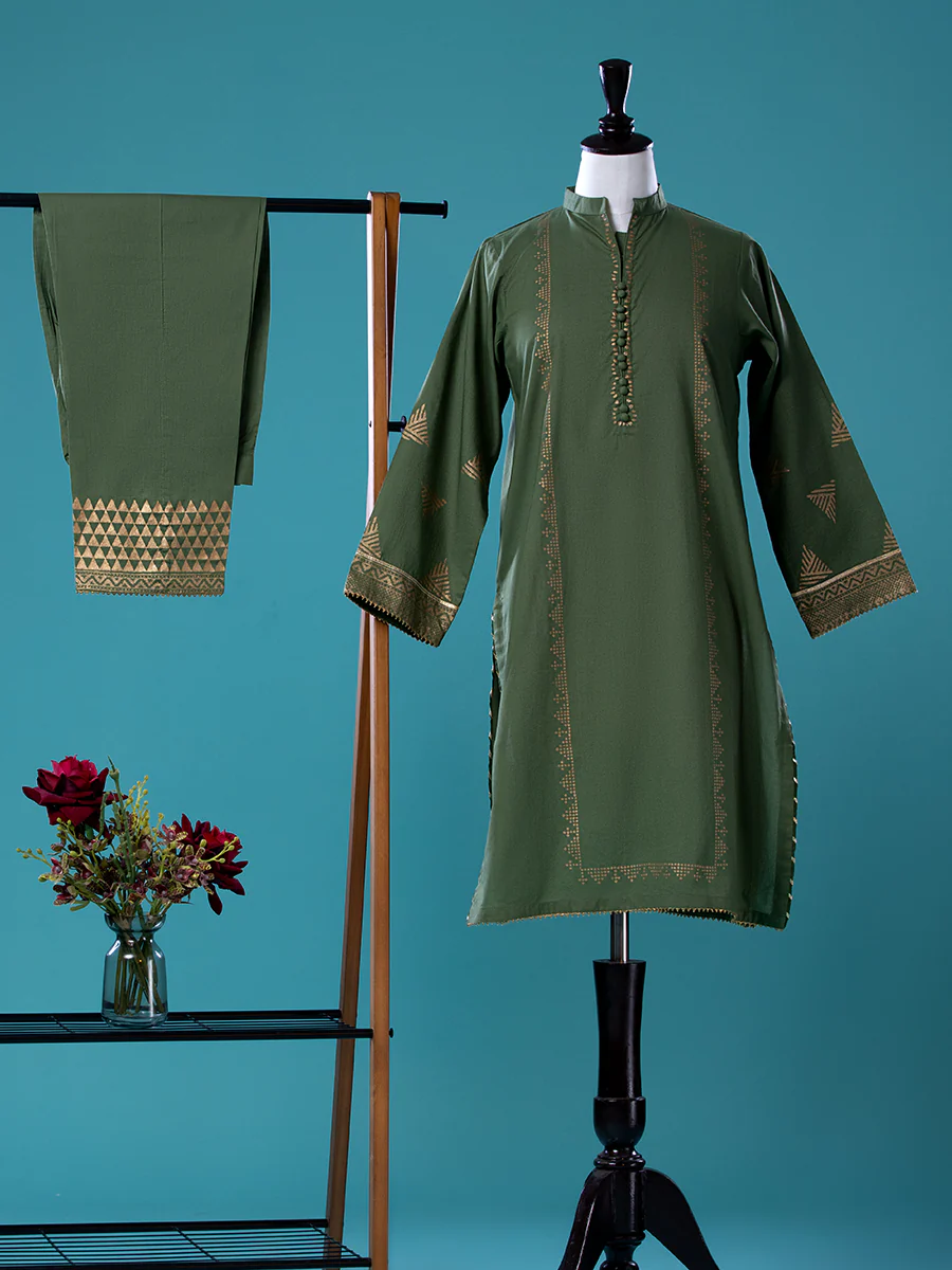 Green 2 Piece Suit