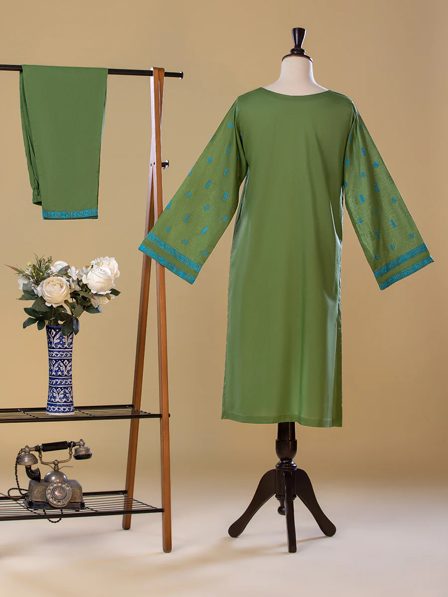 2 Piece Green Suit - Image 2