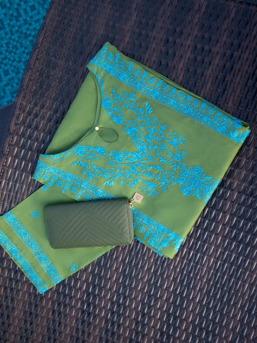 2 Piece Green Suit - Image 3