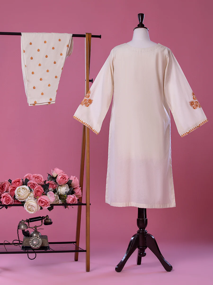 2 Piece Off white Suit - Image 2