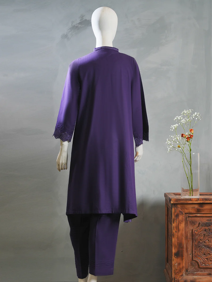 Plain Khaddar 2-Piece - Image 2