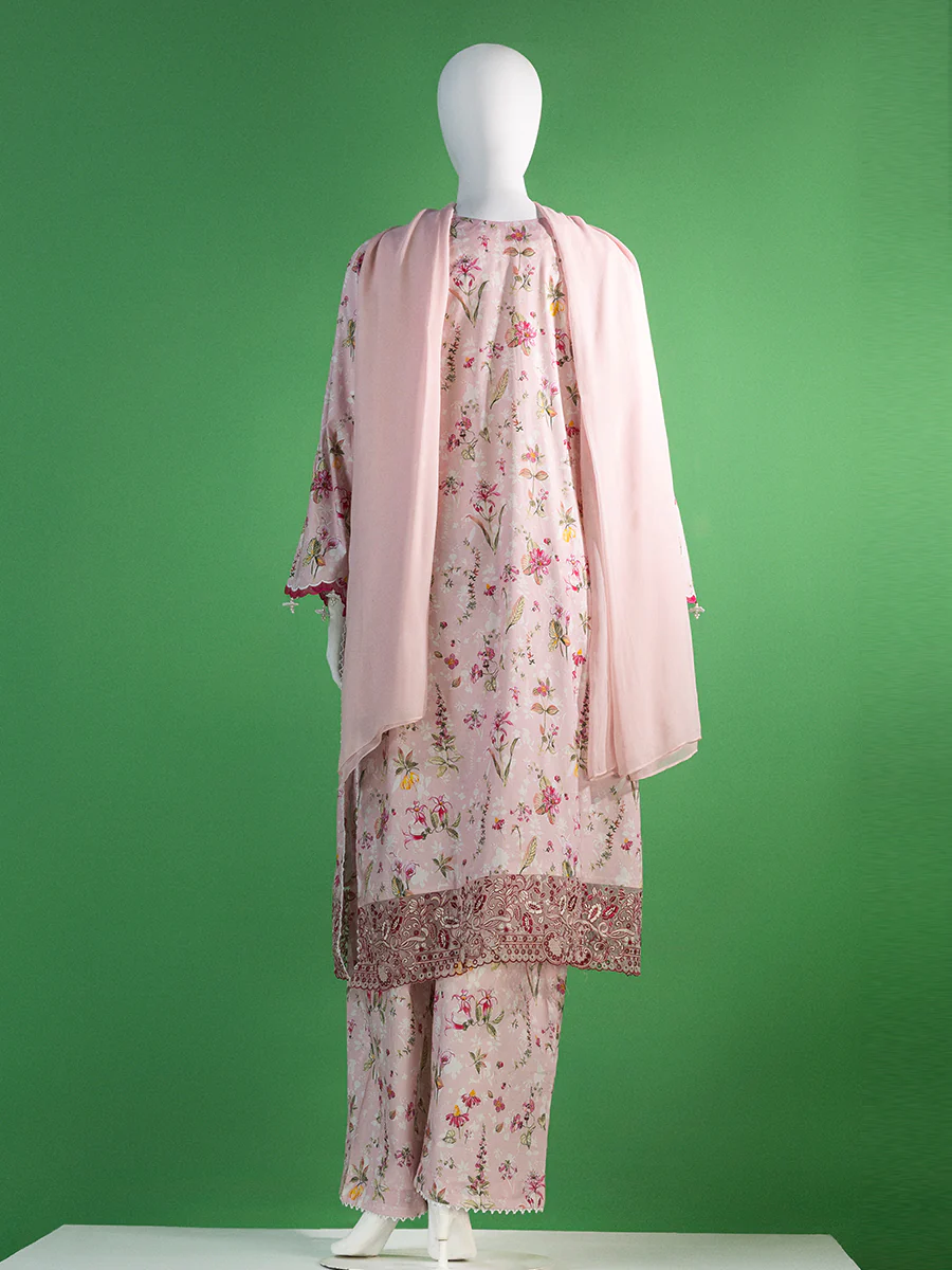 Sheer Elegance Dupatta - Image 3