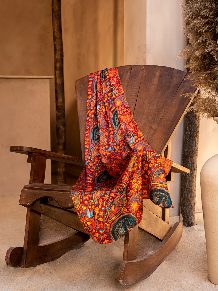 Midnight Bloom Scarf